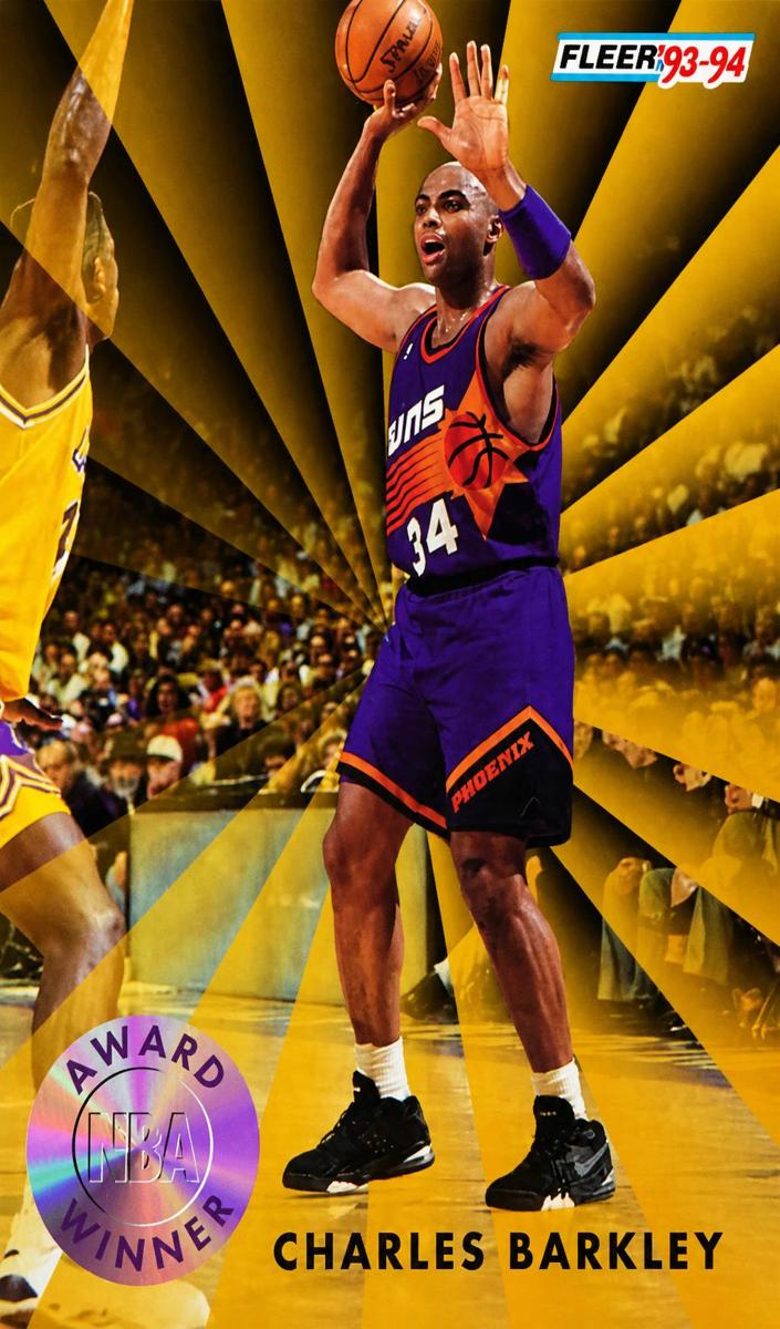 1993 Fleer Basketball Award Winner Charles Barkley #229