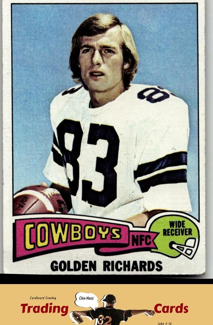 1975 Topps Football Golden Richards #464