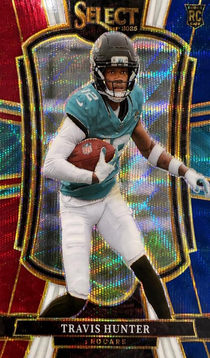 2025 Panini Select Football Tri-Color Travis Hunter #128