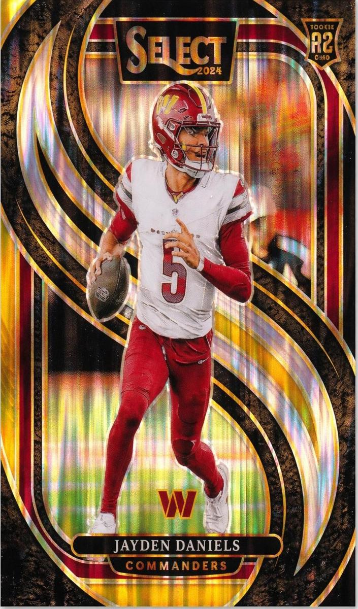 2024 Panini Select Football Black and Gold Shock Jayden Daniels #112 PSA 10