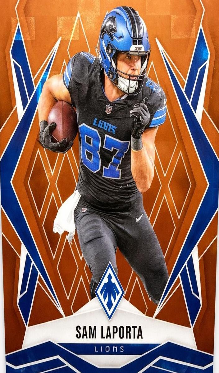2025 Panini Phoenix Football Bronze Pandora Sam LaPorta #44