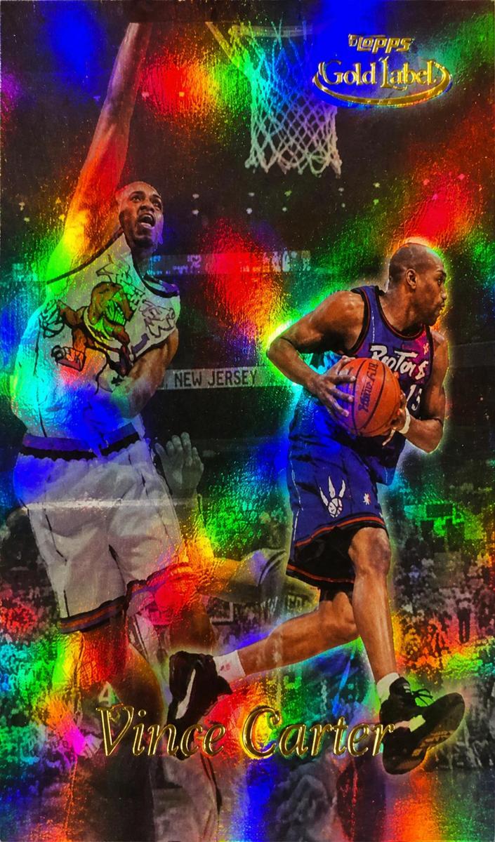 1999 Topps Gold Label Basketball Class 2 Vince Carter #33 PSA 6.5
