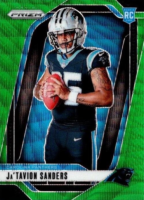 2024 Panini Prizm Football Green Wave Ja'Tavion Sanders #16