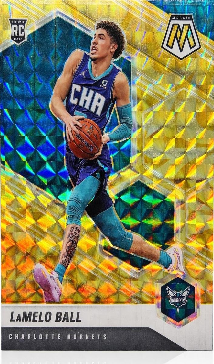 2020 Panini Mosaic Basketball Reactive Yellow LaMelo Ball #202