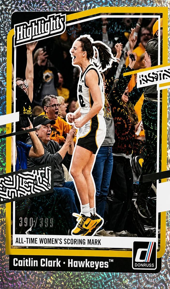 2024 Panini Caitlin Clark Collection Basketball Vortex Caitlin Clark #H10 SGC 9