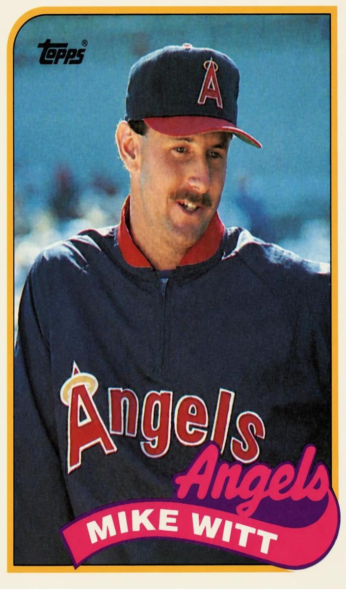 1989 Topps Baseball Mike Witt #190 PSA 10