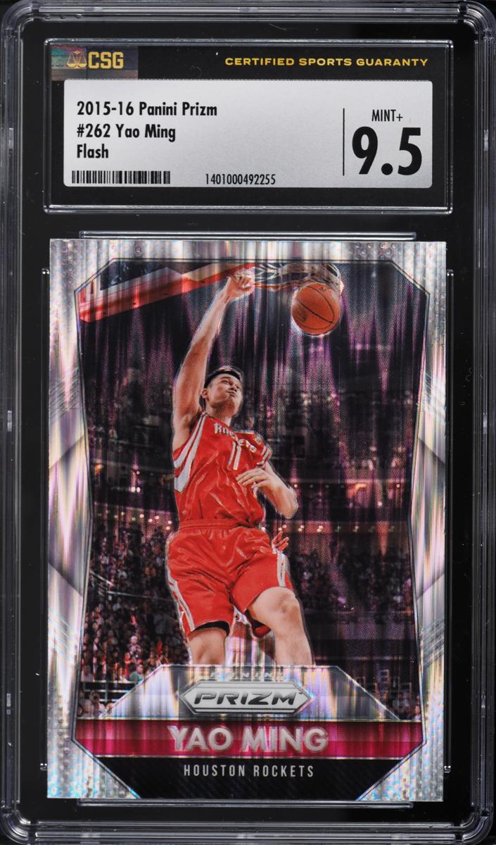 2015 Panini Prizm Basketball Yao Ming #262 PSA 9