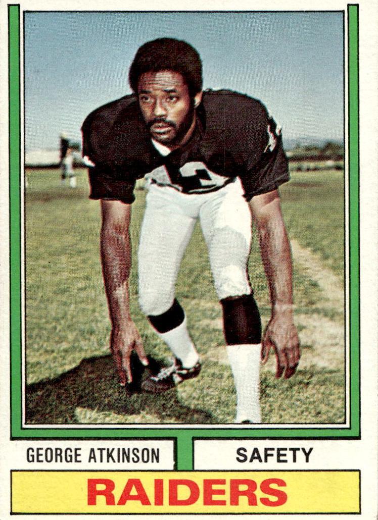 1974 Topps Football George Atkinson #384