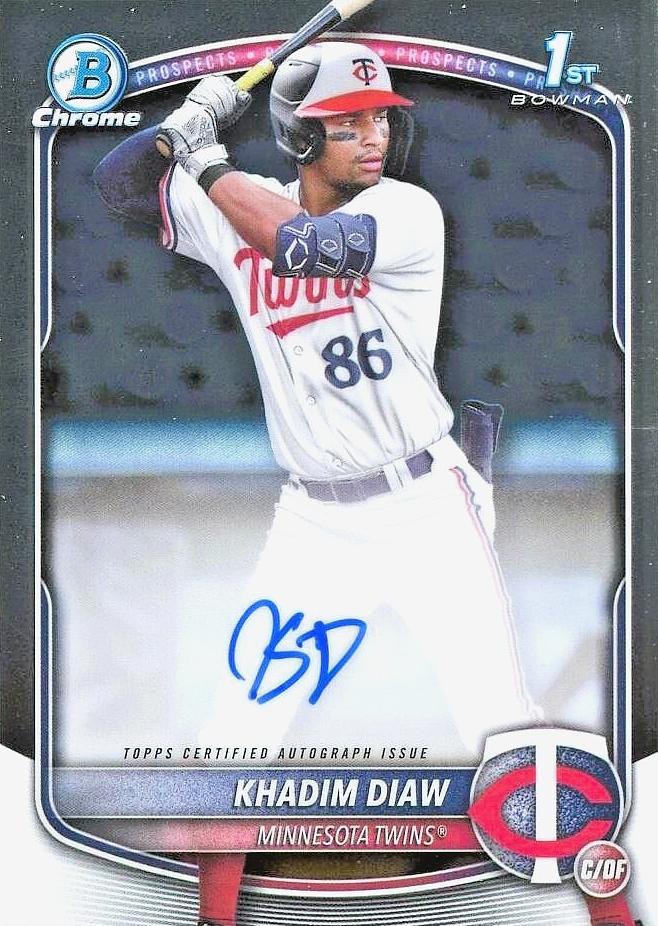 2025 Bowman Chrome Prospects Baseball Khadim Diaw #CPA-KDW