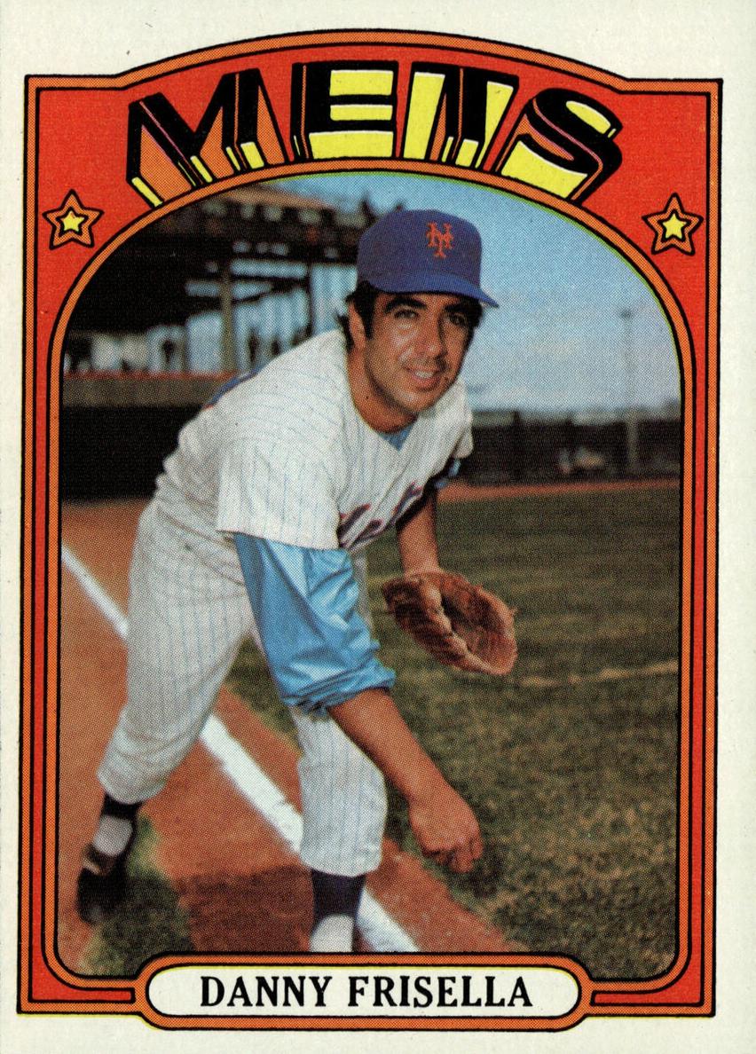 1972 Topps Baseball Danny Frisella #293