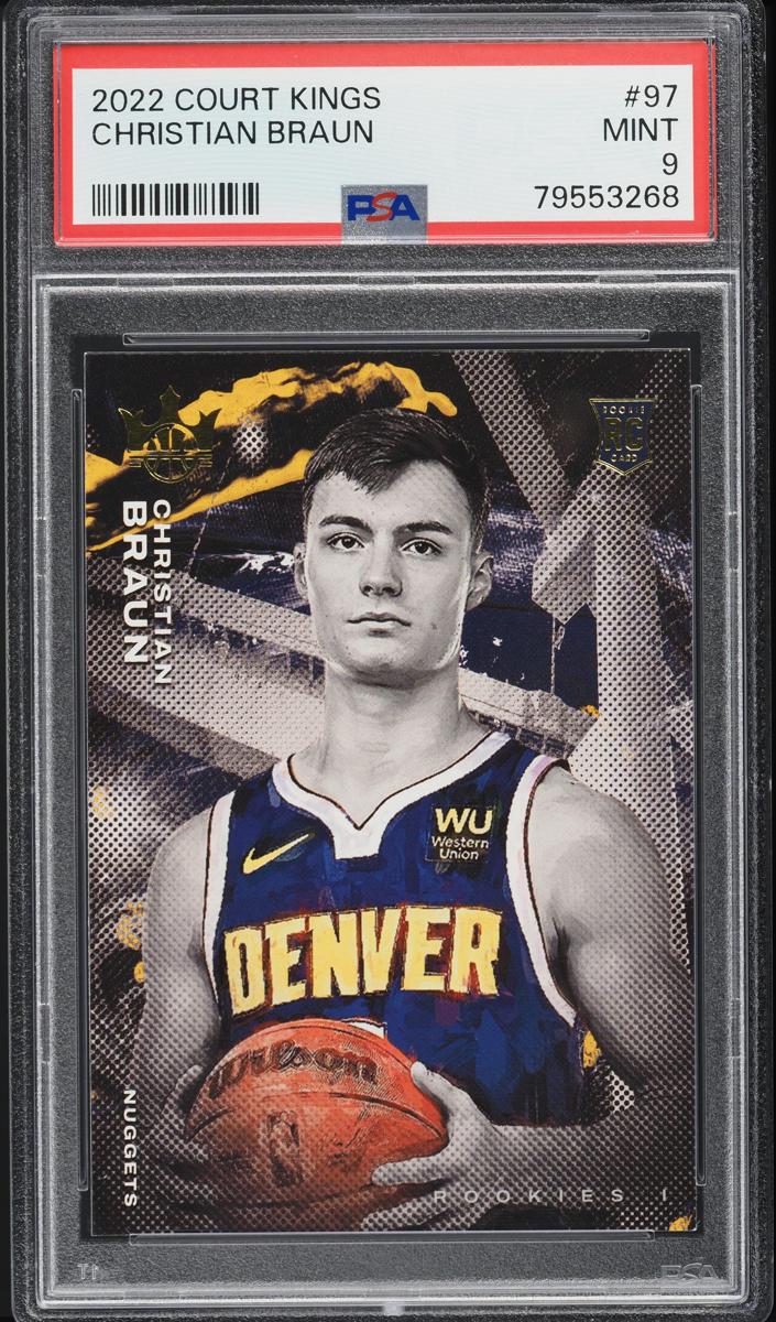 2022 Panini Court Kings Basketball Christian Braun #97