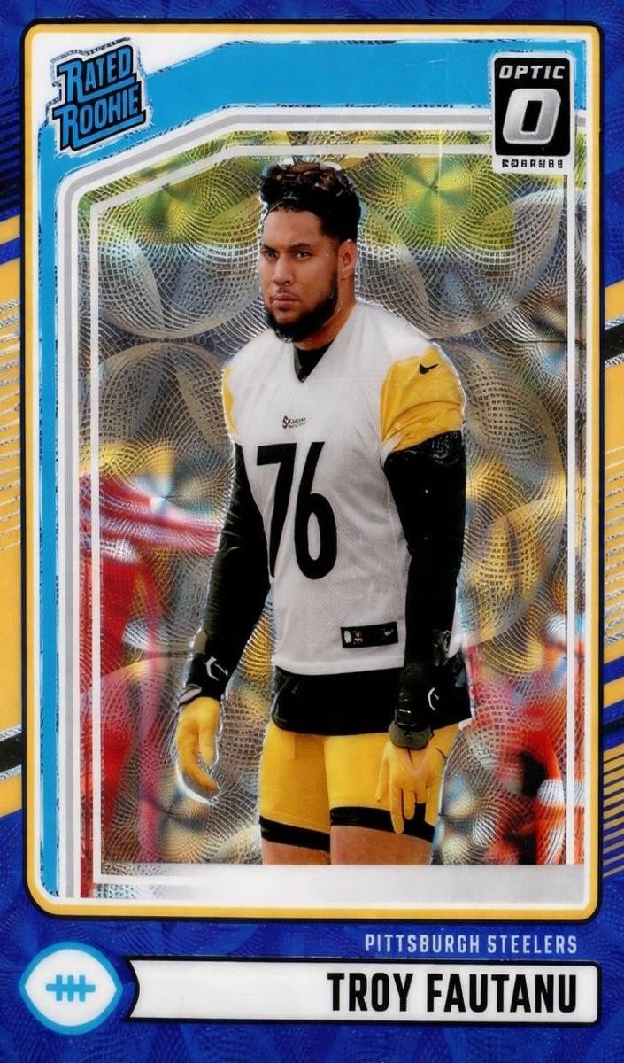 2024 Panini Donruss Football Blue Scope Troy Fautanu #360