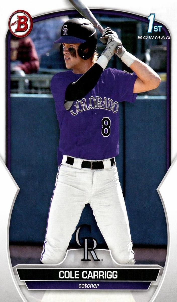 2023 Bowman Draft Baseball Cole Carrigg #BD-151