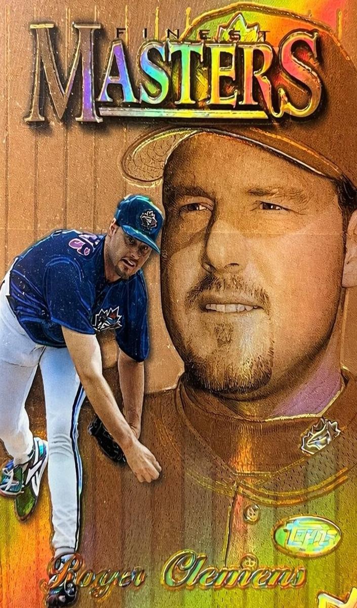 1997 Topps Finest Baseball Refractor Roger Clemens #233