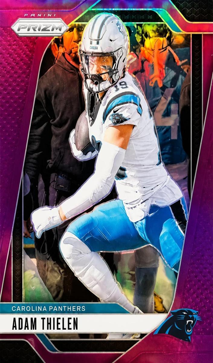 2024 Panini Prizm Football Purple Adam Thielen #39