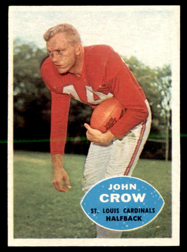 1960 Topps Football John Crow #105