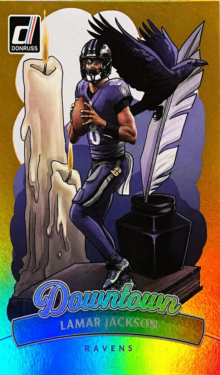 2025 Panini Donruss Football Gold Lamar Jackson #1