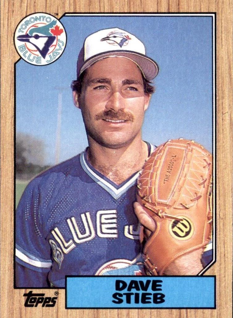 1987 Topps Baseball Dave Stieb #90 PSA 9