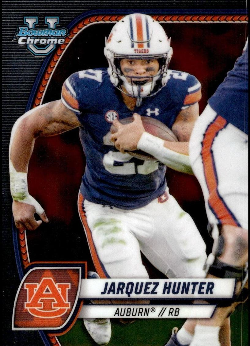 2024 Bowman Chrome University Football Jarquez Hunter #93