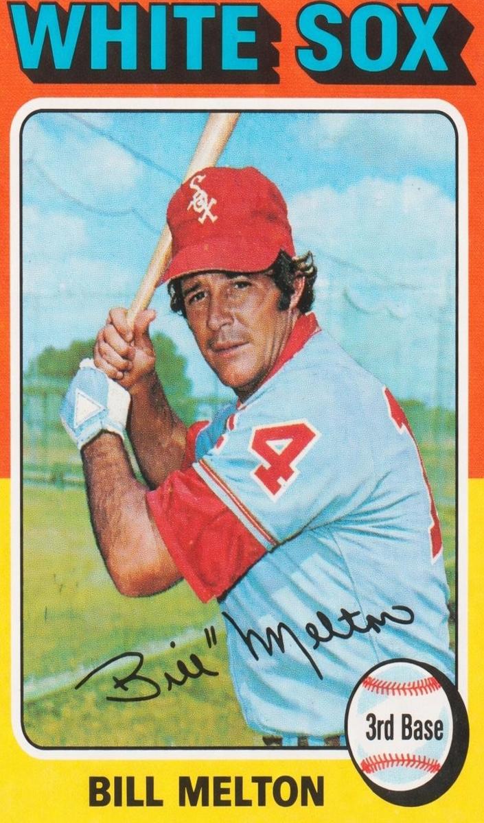 1975 Topps Mini Baseball Bill Melton #11 PSA 8