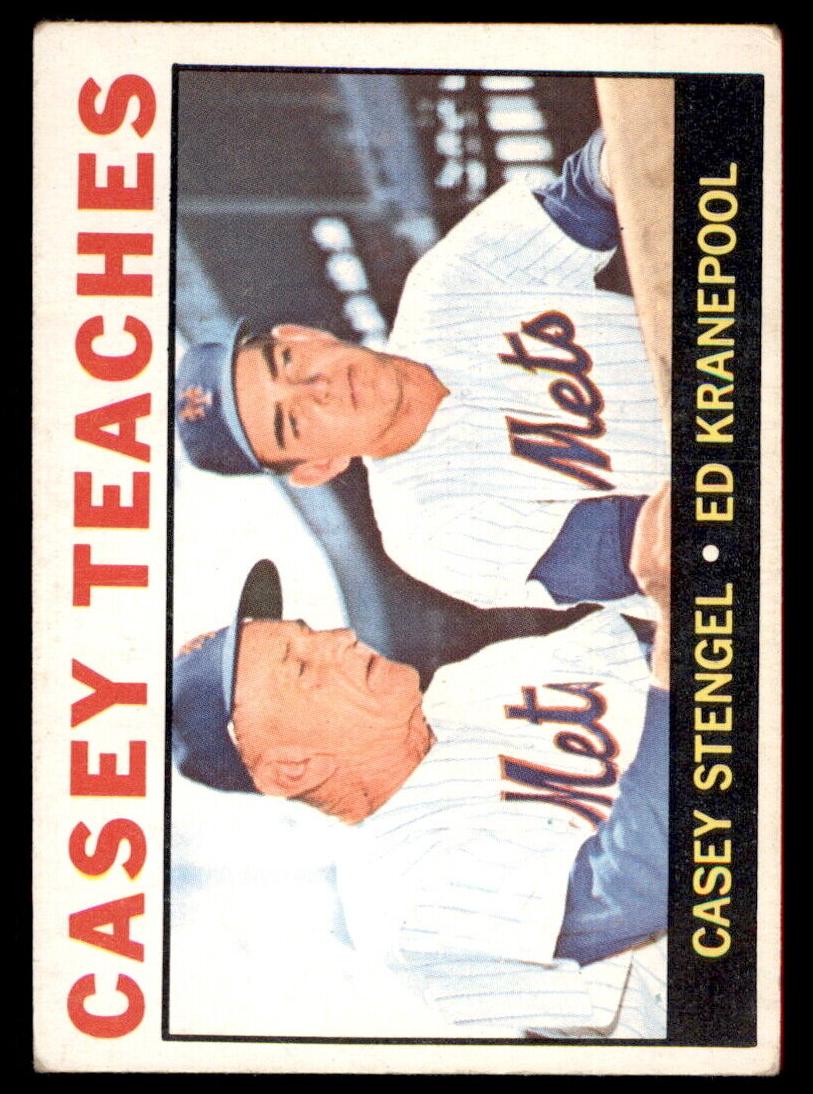 1964 Topps Baseball Casey Teaches #393