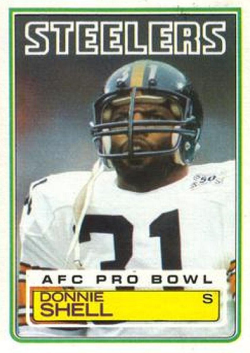 1983 Topps Football Donnie Shell #365