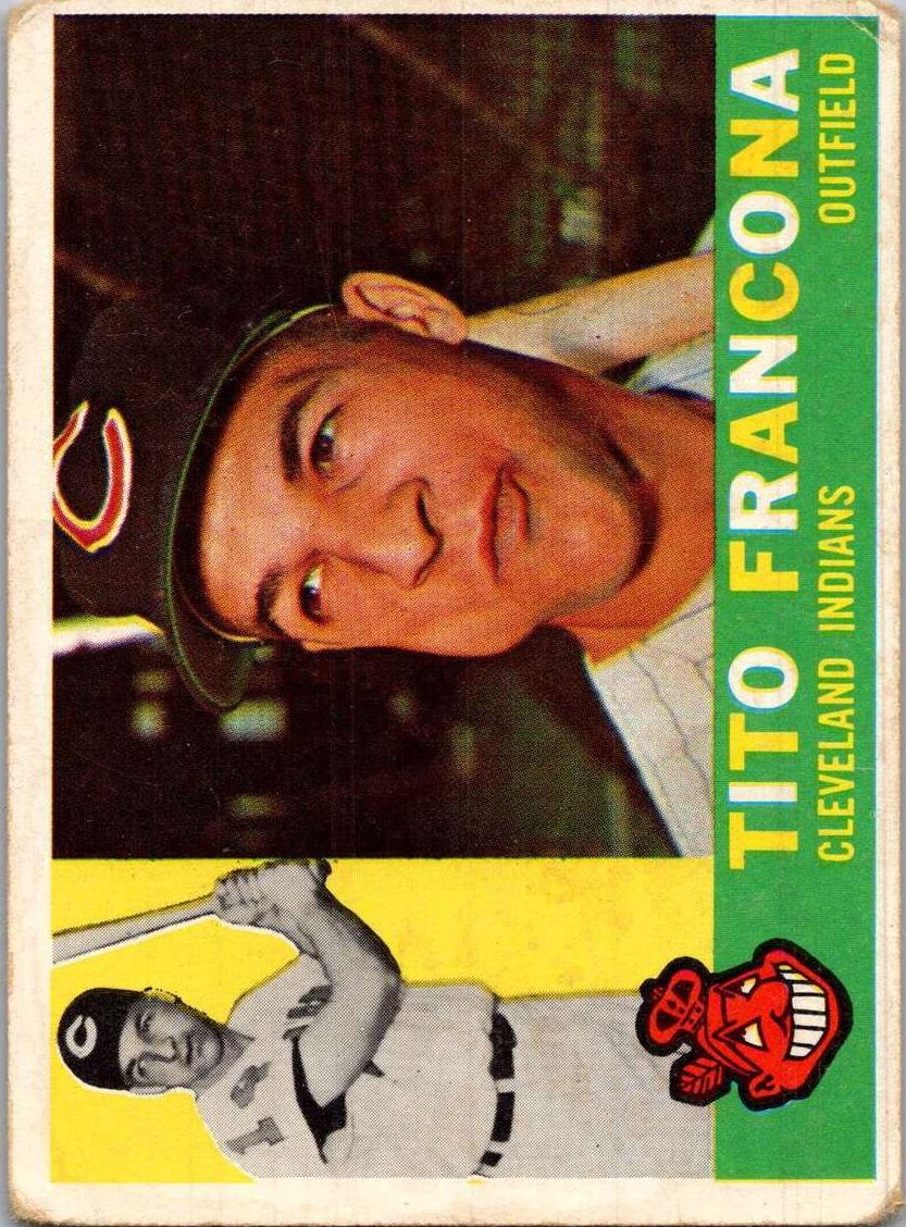 1960 Topps Baseball Tito Francona #30