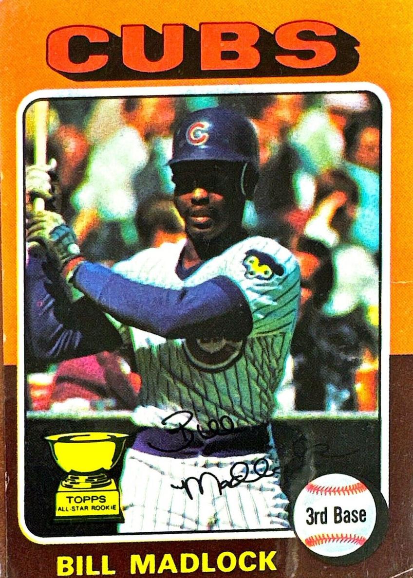 1975 Topps Mini Baseball Bill Madlock #104