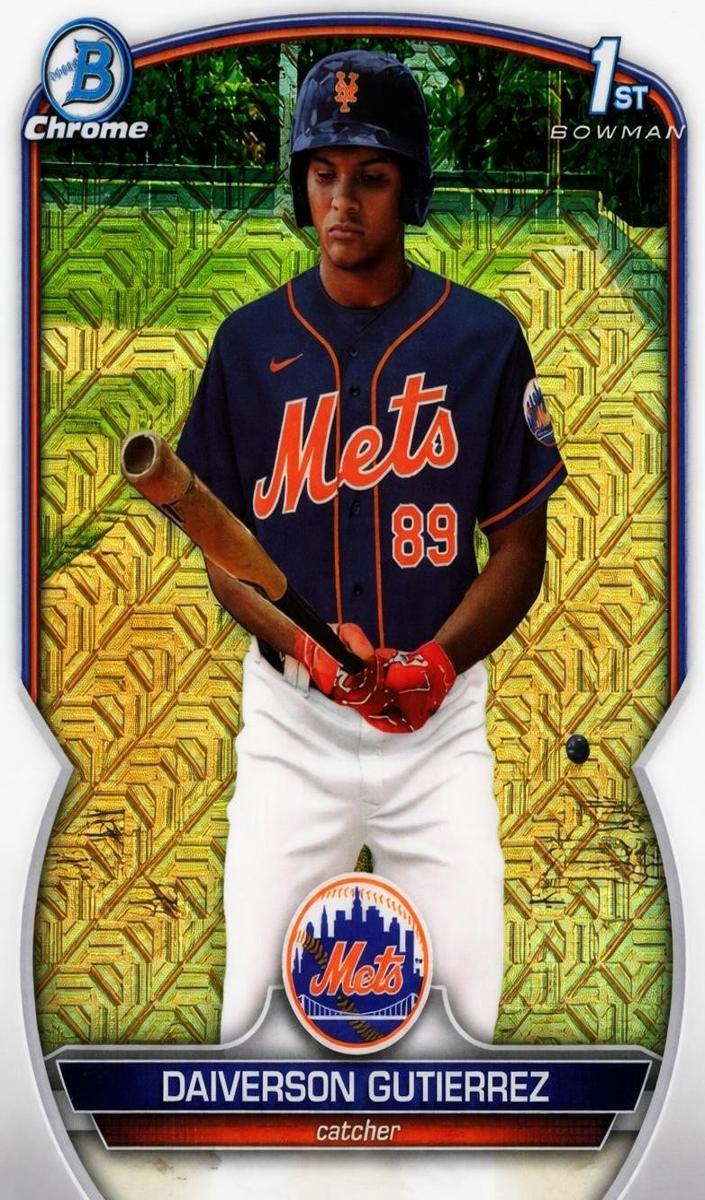 2023 Bowman Chrome Prospects Baseball Refractor Daiverson Gutierrez #BCP-154