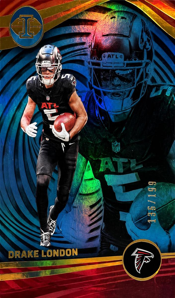 2023 Panini Illusions Football Trophy Collection Light Blue Drake London #5
