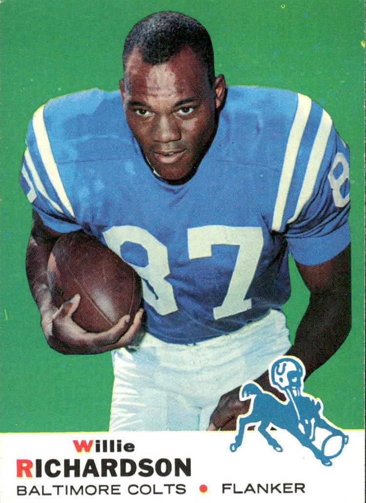 1969 Topps Football Willie Richardson #5