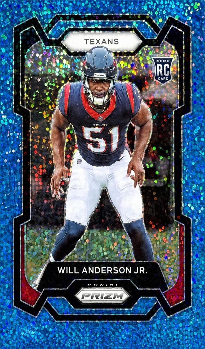2023 Panini Prizm Football Blue Sparkle Will Anderson Jr. #342