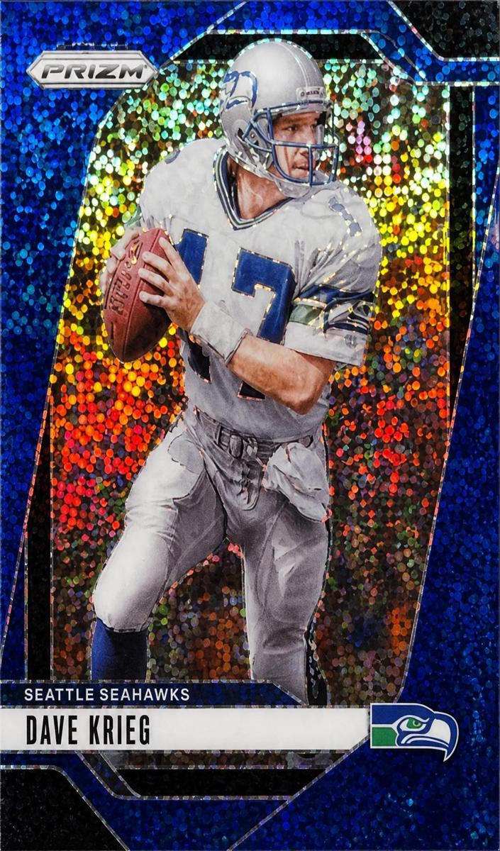 2024 Panini Prizm Football Blue Sparkle Dave Krieg #267