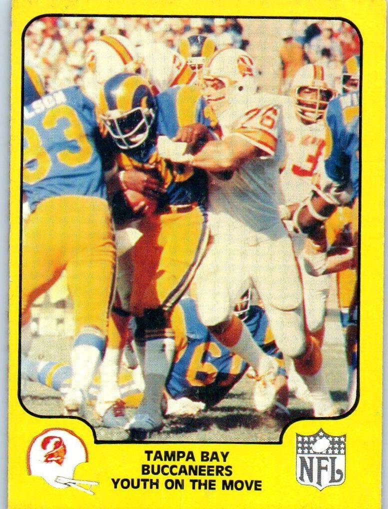 1978 Fleer Team Action Football Tampa Bay Buccaneers #54