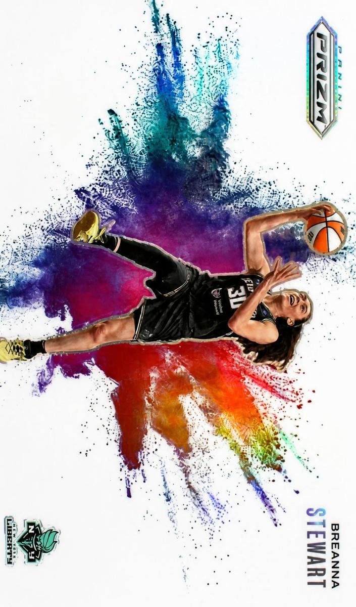 2025 Panini Prizm WNBA Basketball Color Blast Breanna Stewart #2