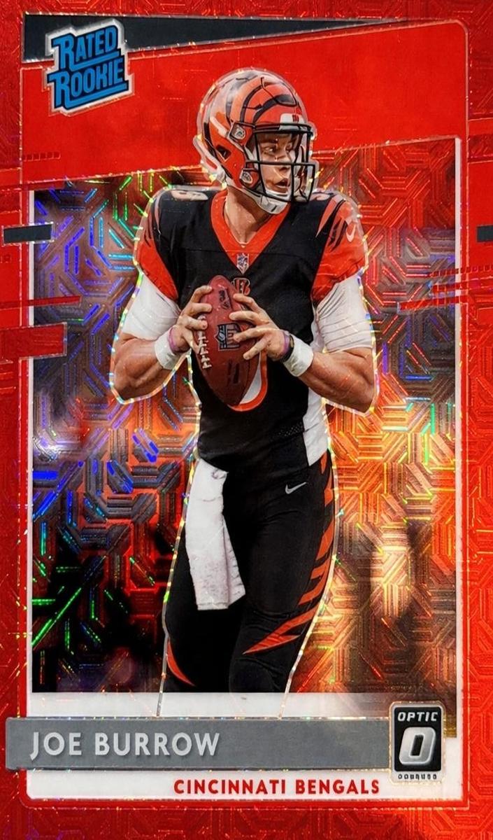 2020 Donruss Optic Football Red Mojo Joe Burrow #151