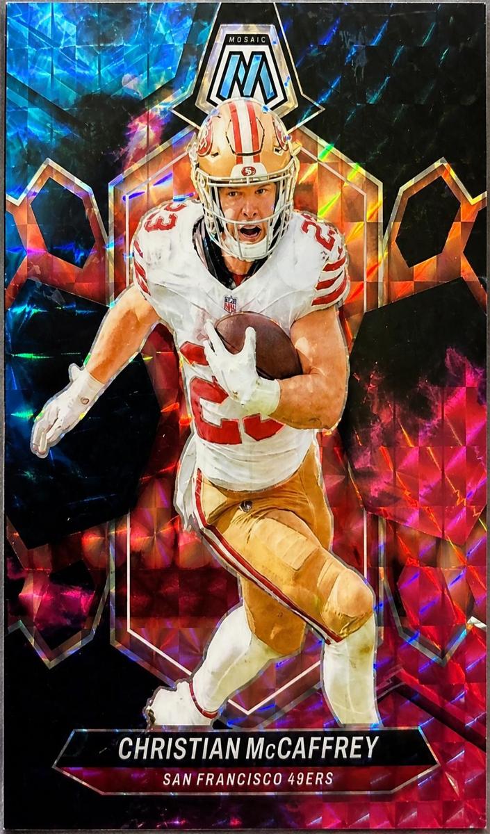 2024 Panini Mosaic Football Choice Nebula Christian McCaffrey #191