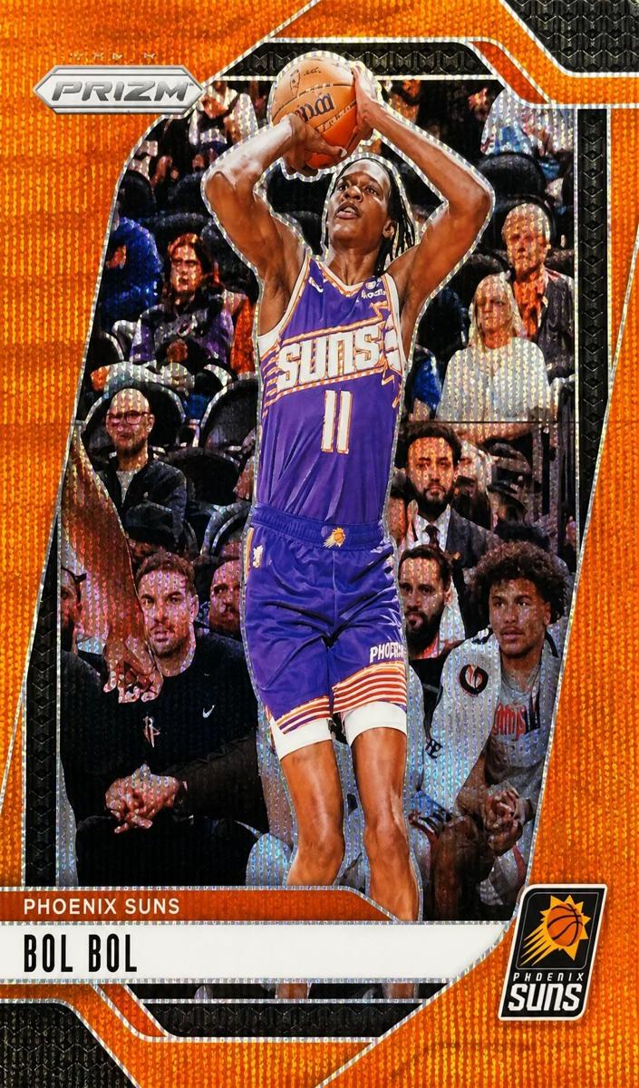 2024 Panini Prizm Basketball Orange Wave Bol Bol #80 PSA 8