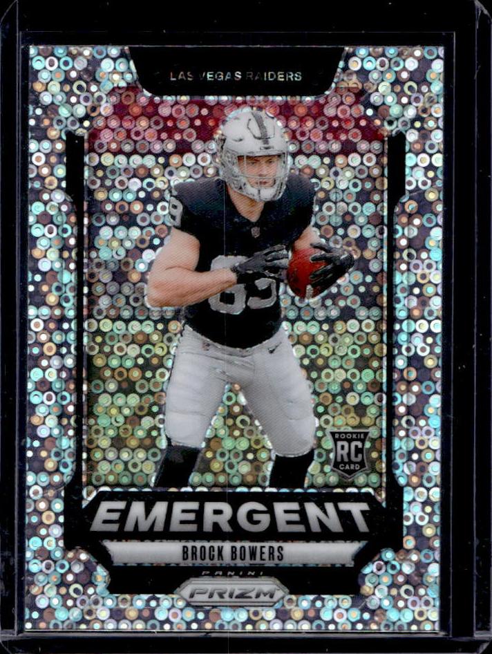 2024 Panini Prizm Football No Huddle Brock Bowers #8