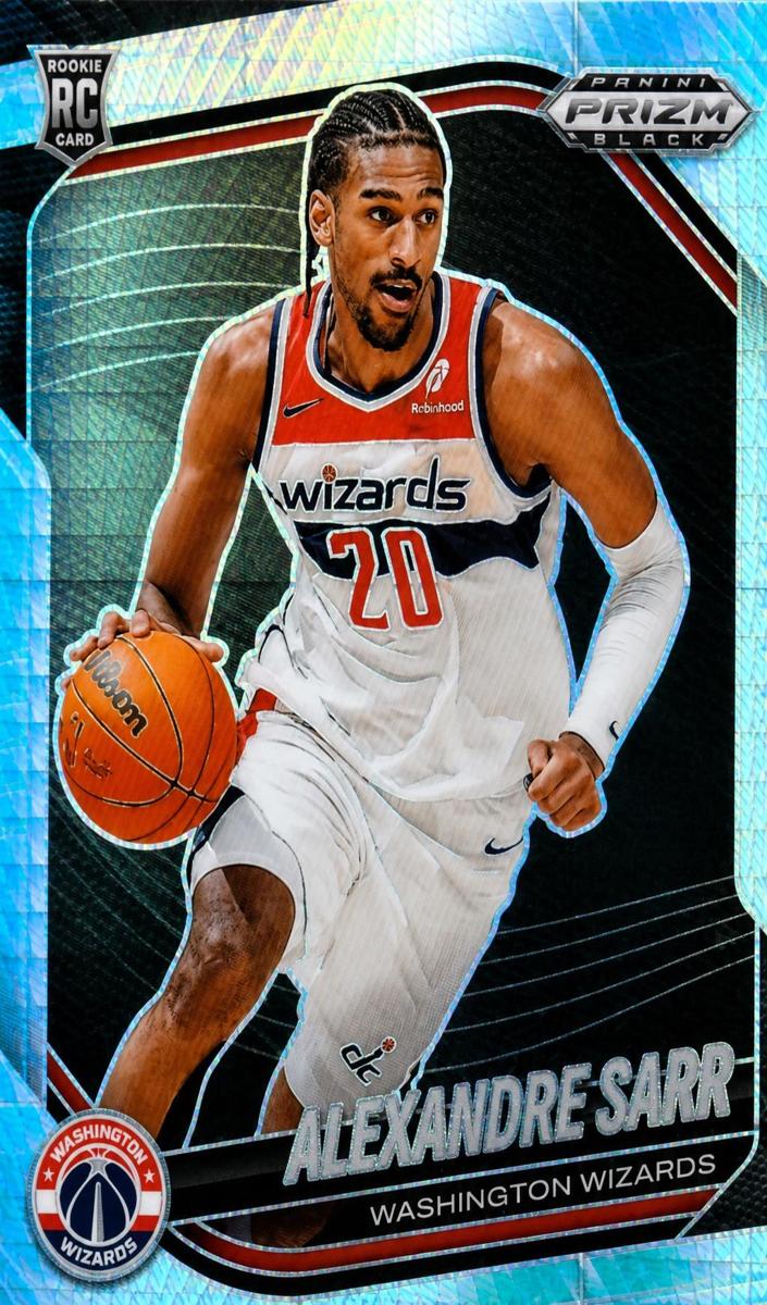 2024 Panini Prizm Black Basketball Hyper Alexandre Sarr #46 PSA 9
