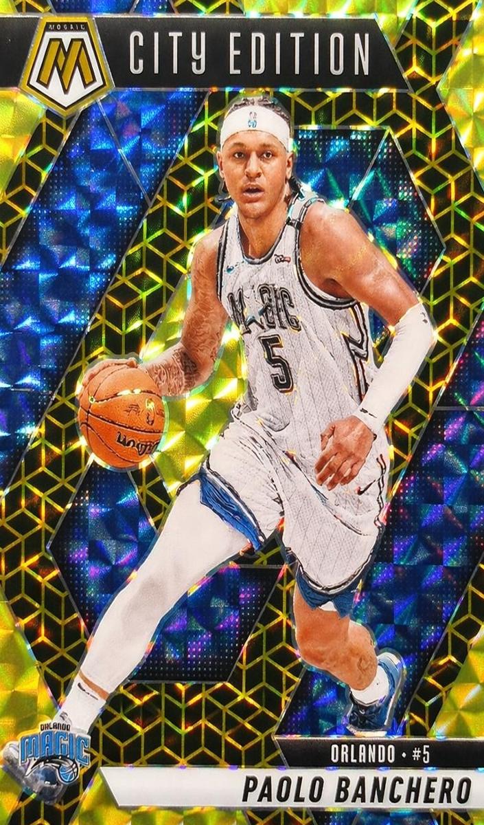 2024 Panini Mosaic Basketball Gold Paolo Banchero #283