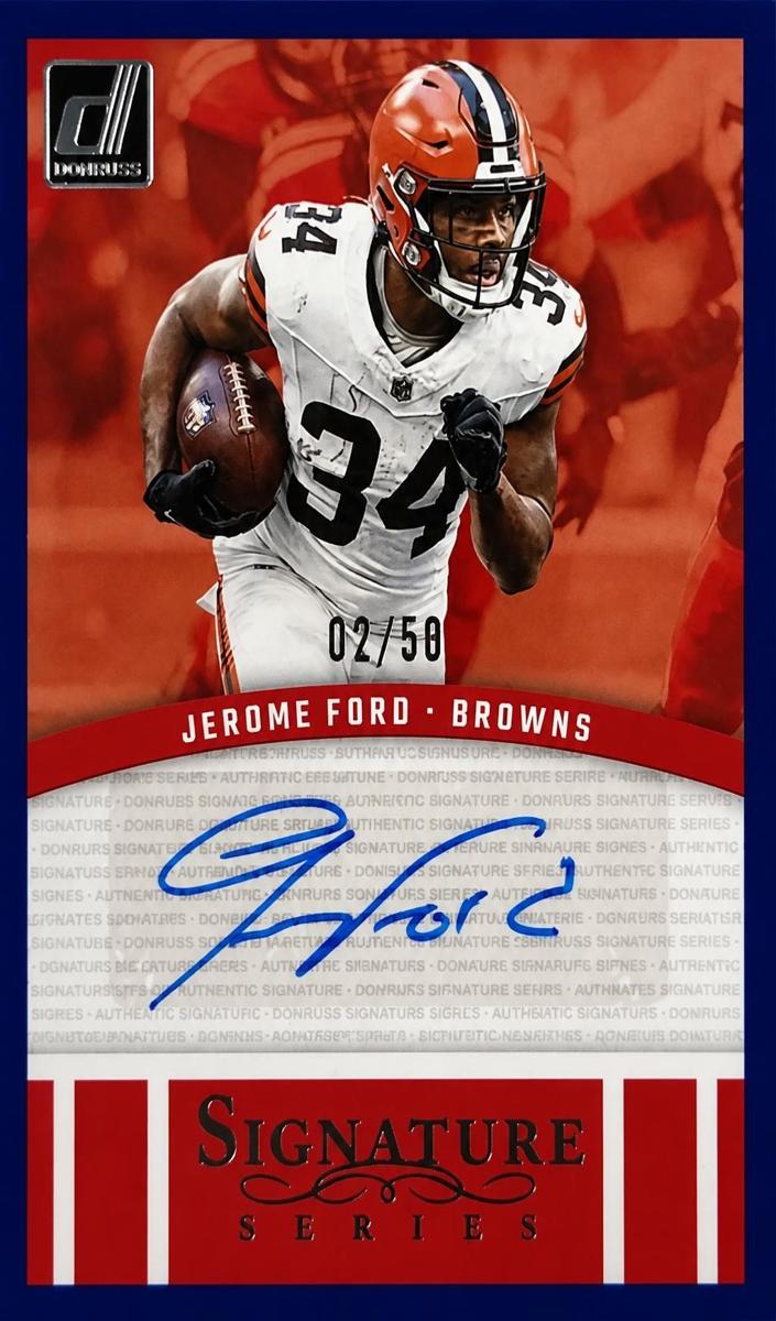 2024 Panini Donruss Football Blue Jerome Ford #SSE-JFO
