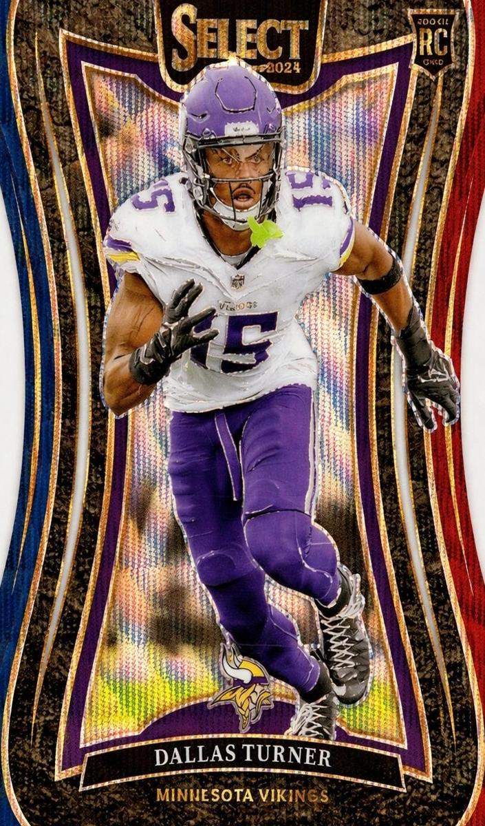 2024 Panini Select Football Tri-Color Dallas Turner #323