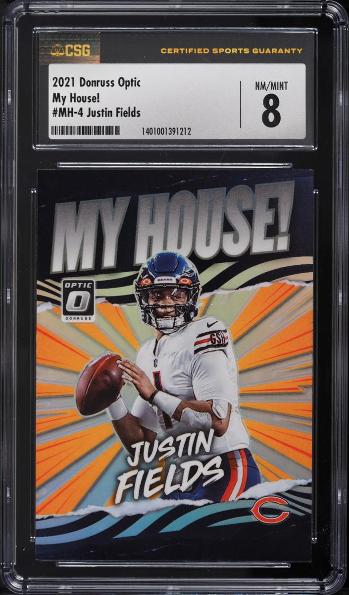 2021 Donruss Optic Football Justin Fields #MH-4 HGA 10