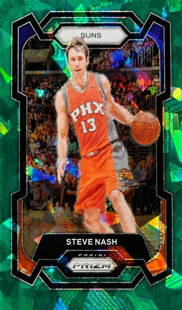 2023 Panini Prizm Basketball Green Ice Steve Nash #200