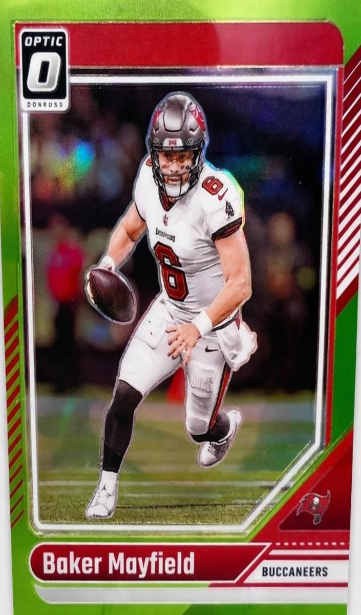 2024 Donruss Optic Football Lime Green Baker Mayfield #183