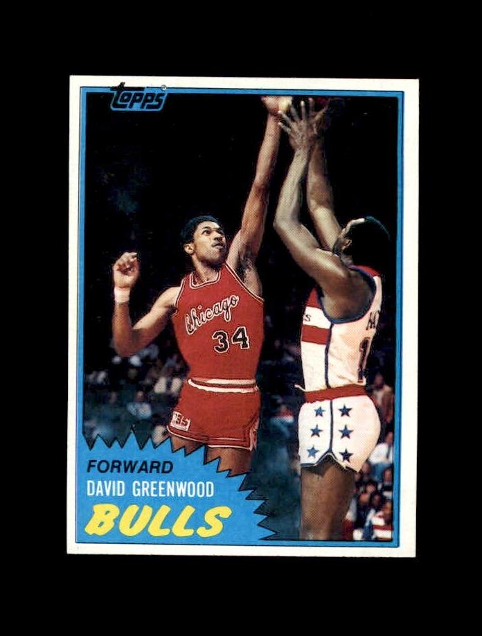 1981 Topps Basketball Mid-West David Greenwood #67