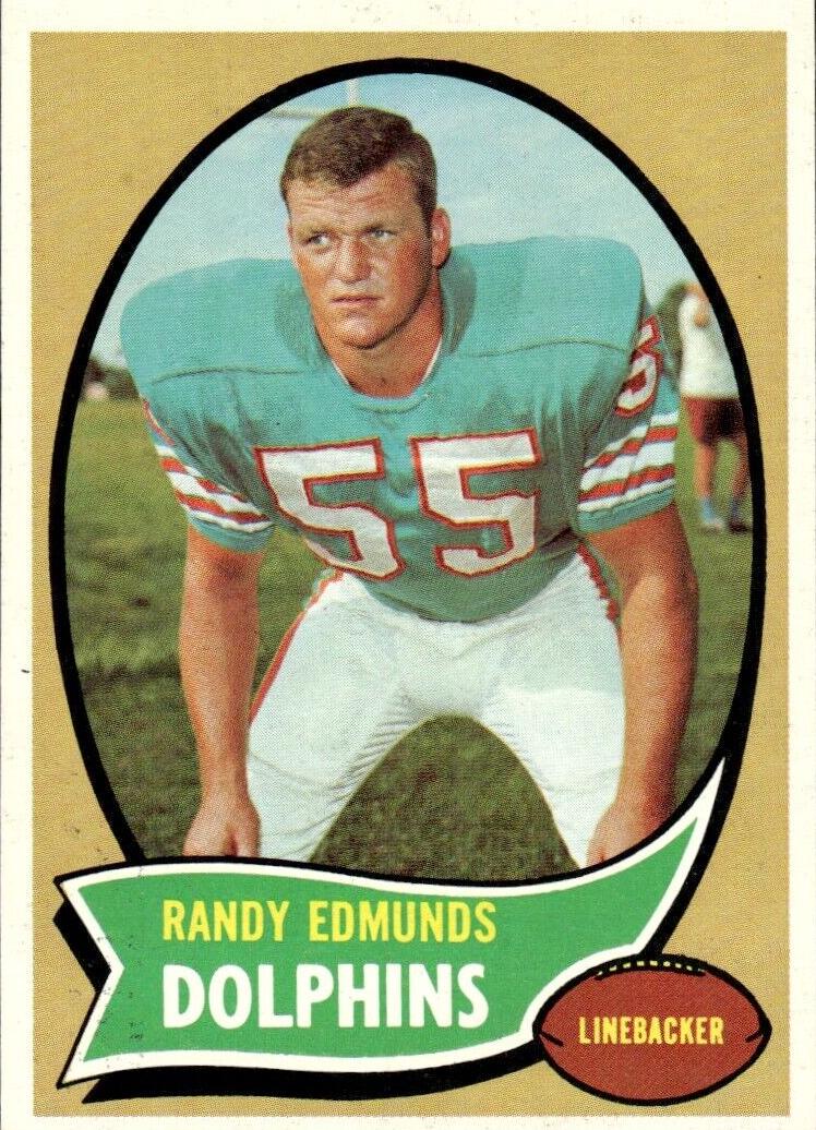1970 Topps Football Randy Edmunds #34