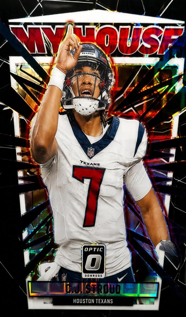 2023 Donruss Optic Football Black Pandora C.J. Stroud #6 PSA 8.5