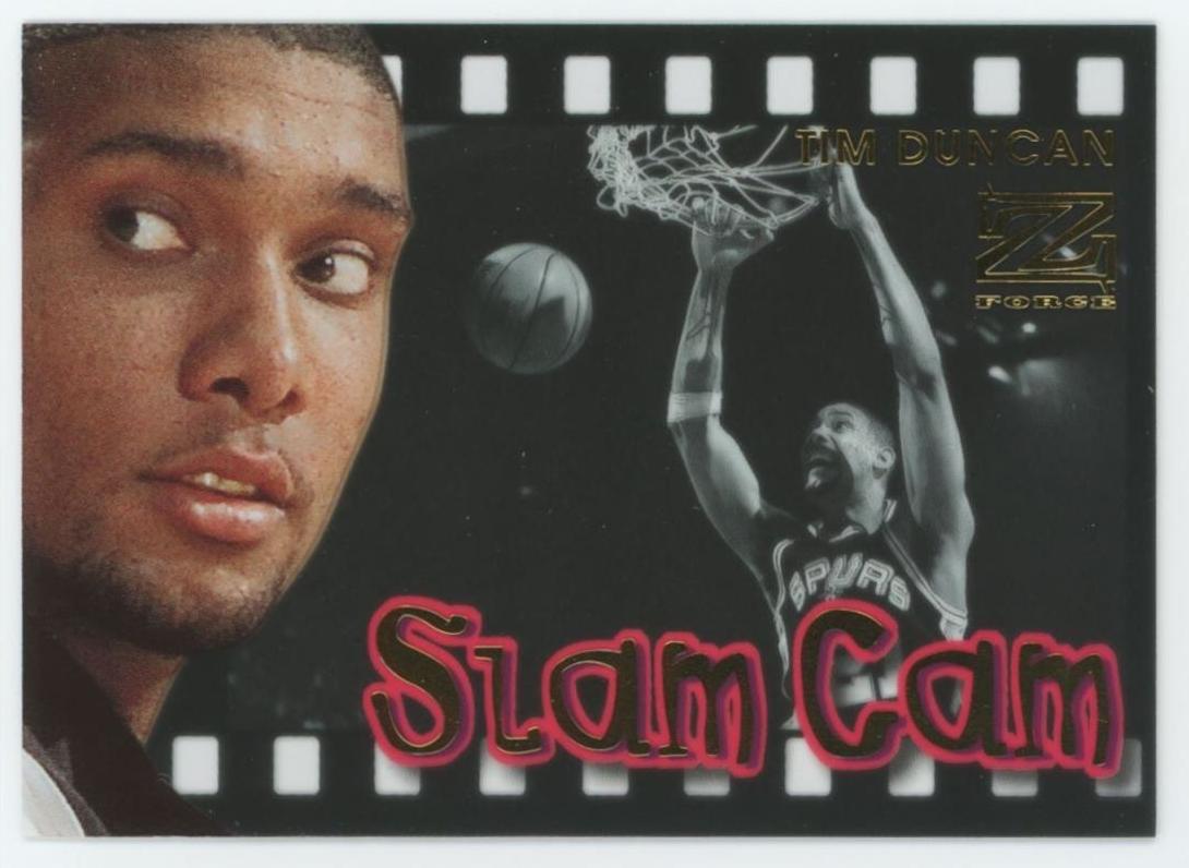 1997 Skybox Z-Force Basketball Tim Duncan #3SC